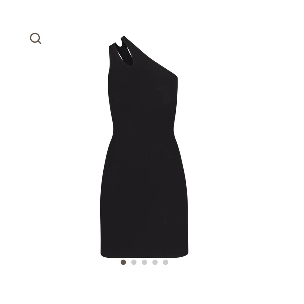 Soft lounge cut out one shoulder dress